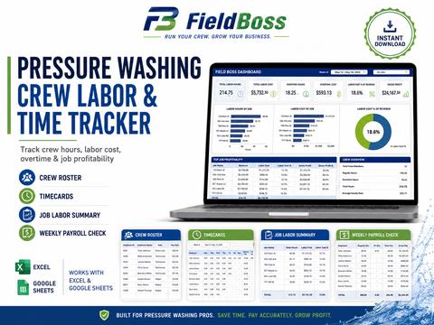 Crew labor & time tracker workbook preview