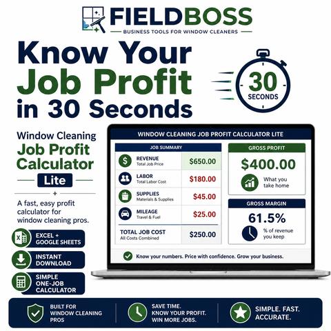 Job profit calculator lite workbook preview